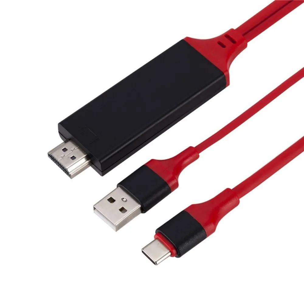 Тип-C 8 Pin к HDMI кабель HD 1080P HDMI конвертер адаптер USB кабель для передачи данных кабель для HD ТВ цифровой AV