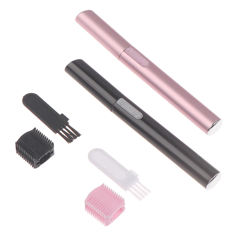 Practical Electric Face Eyebrow Scissors Hair Trimmer Mini Portable Women Body Shaver Remover Blade Razor Epilator 2 Colors 3