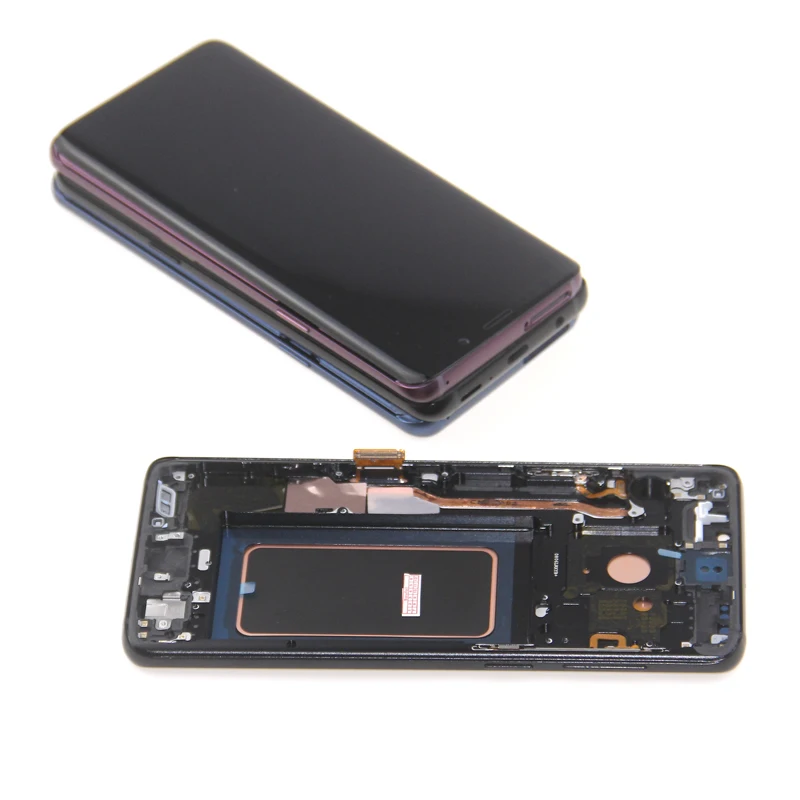 Замена AMOLED для samsung Galaxy S9 G960 g960f ЖК сенсорный экран дигитайзер для samsung s9 lcd