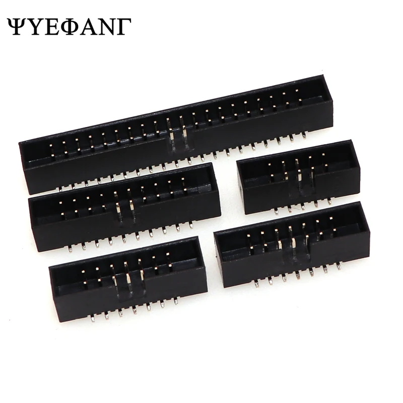 5 шт. SMD SMT 2 0 мм Шаг DC3 штекер IDC разъем ISP JTAG образец заголовка 10P 12P 14P 16P 20P 24P 26P 30P 34P 40P