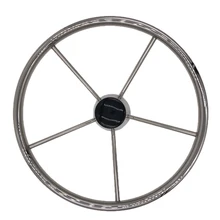 Устойчивая к атмосферным воздействиям 13,5-дюймов Морская Лодка рулевое колесо с центром Кепки