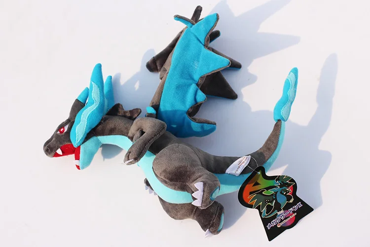 25 см Charizard X Y мегаэволюция плюшевые игрушки peluche Мягкая Плюшевая Кукла Мультяшные куклы X& Y Charizard детский подарок на день рождения