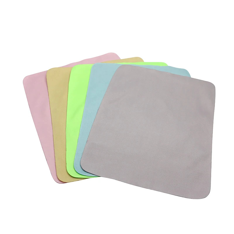 

5pcs Color Solid color High-grade superfine fiber Glasses Clean Lens Computer Screen Cloth Cleaning Cloth 14.5*17.5cm