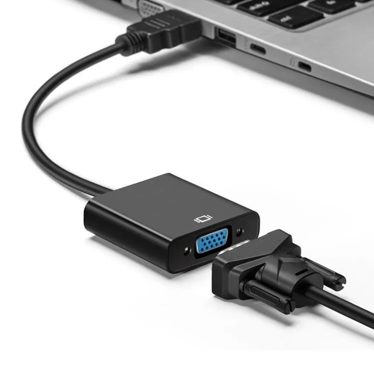 Высококачественный адаптер hdmi-vga штекер в конвертер с разъемом адаптер 1080P цифровой аналоговый видео аудио для ПК ноутбука планшета