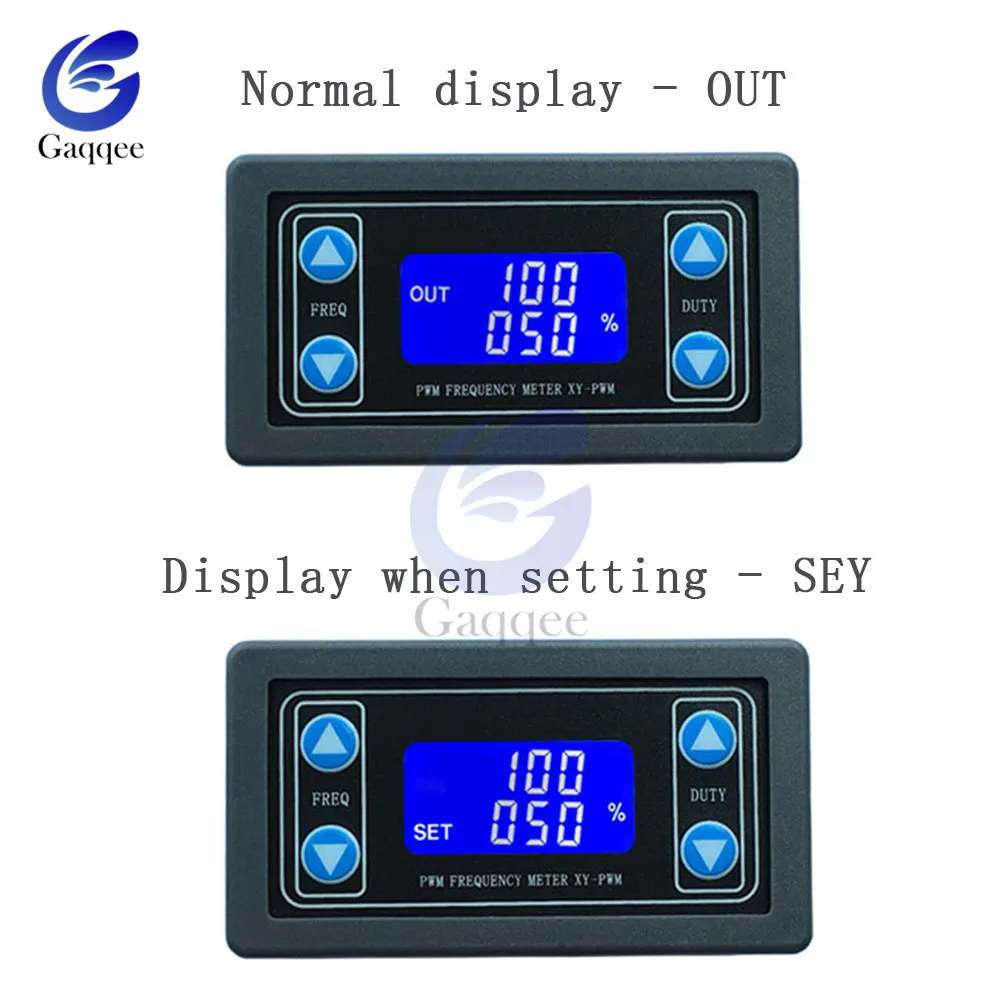 PWM импульсный ЖК цифровой дисплей с коэффициентом мощности частоты 1 Гц ~ 150 кГц