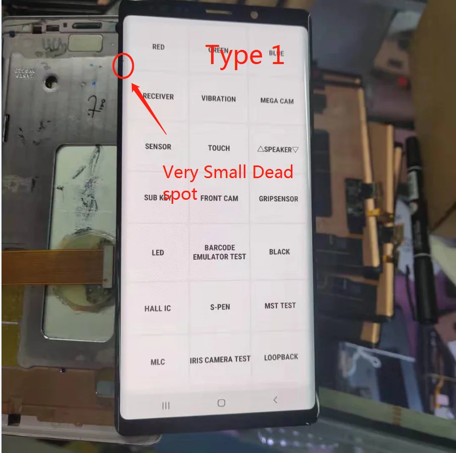 Дефектный экран для Samsung Galaxy Note 9 N960F N960D N960DS ЖК дисплей без рамки дигитайзер