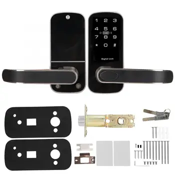 

cerradura electronica Electronic Anti-Theft Door Lock Password IC Card Key Unlock Home Security Device cerradura puerta
