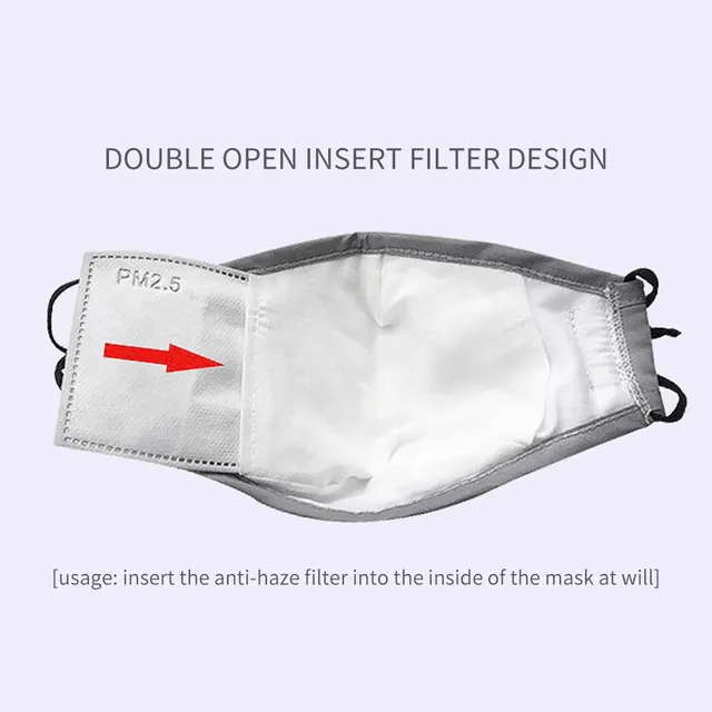 Outdoor dust mask pm2.5 cotton protection with bre