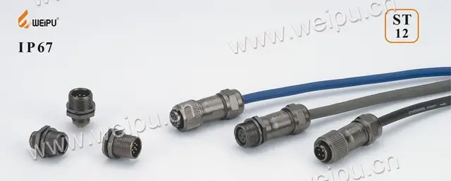 Origina WEIPU ST1210/ST1213 2pin 3 4 5 6 7 9pin 防水コネクタプラグ  