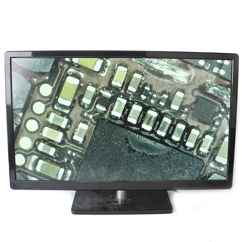 Горячее предложение! Распродажа! 14Mp 1080P цифровой видео Hdmi Micro-scope камера+ 130X C крепление объектива для Пайки Pcb ремонт двойной дисплей выход(ЕС Plug