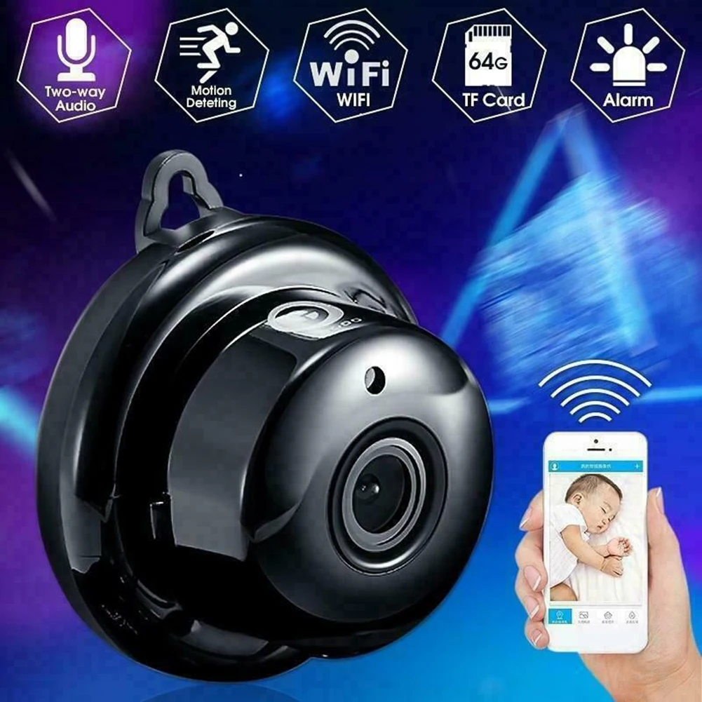 V380 Wi-Fi ip-камера Беспроводная мини-камера ночного видения с функцией Обнаружения Движения Домашняя безопасность видеонаблюдение видеоняня видеокамера