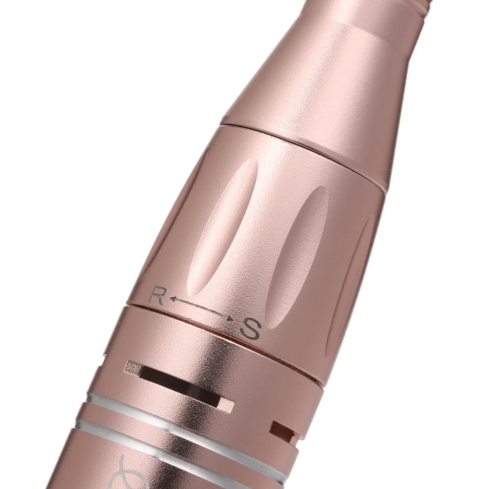 Portable Electric Nail Drill Manicure Pedicure Acrylic Nail Kit with Dust Removal Brush Toe Separators File Nail Drill Bits Set