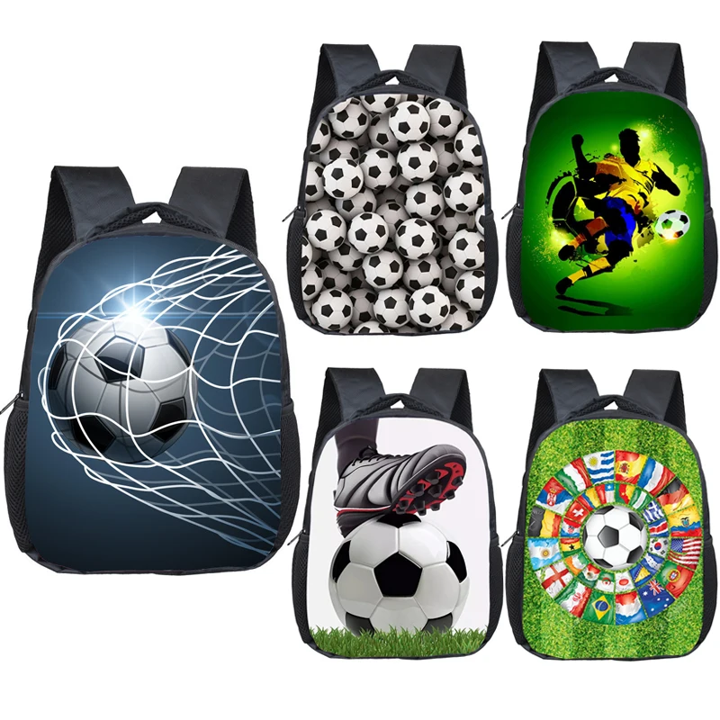 Backpack Toddler Bag School-Bags Soccerly/footbally-Print Children Kindergarten-Bags