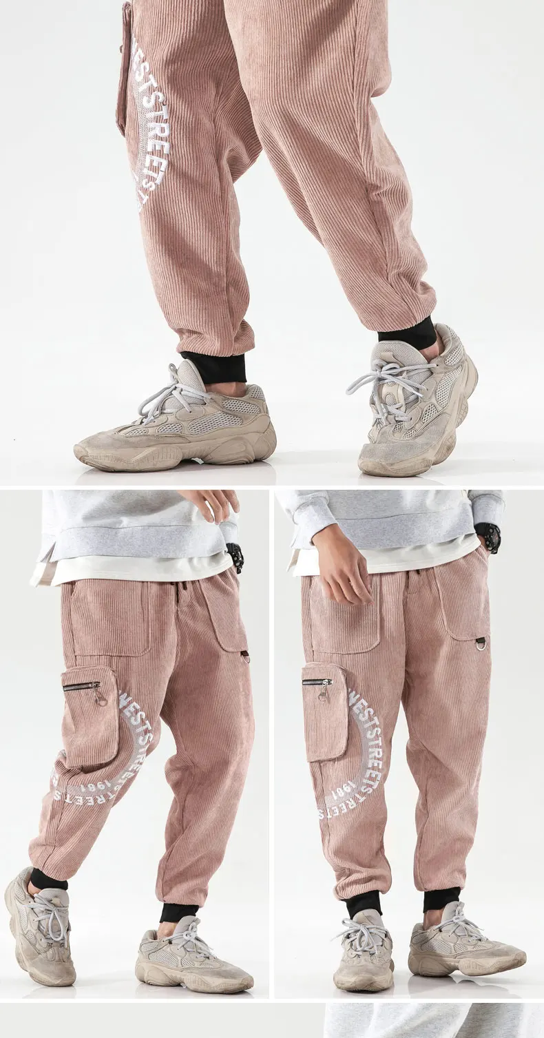 VODOF мужские повседневные удобные шаровары свободные Homme Jogger брюки на шнурке мужские брюки плюс размер брюки в китайском стиле