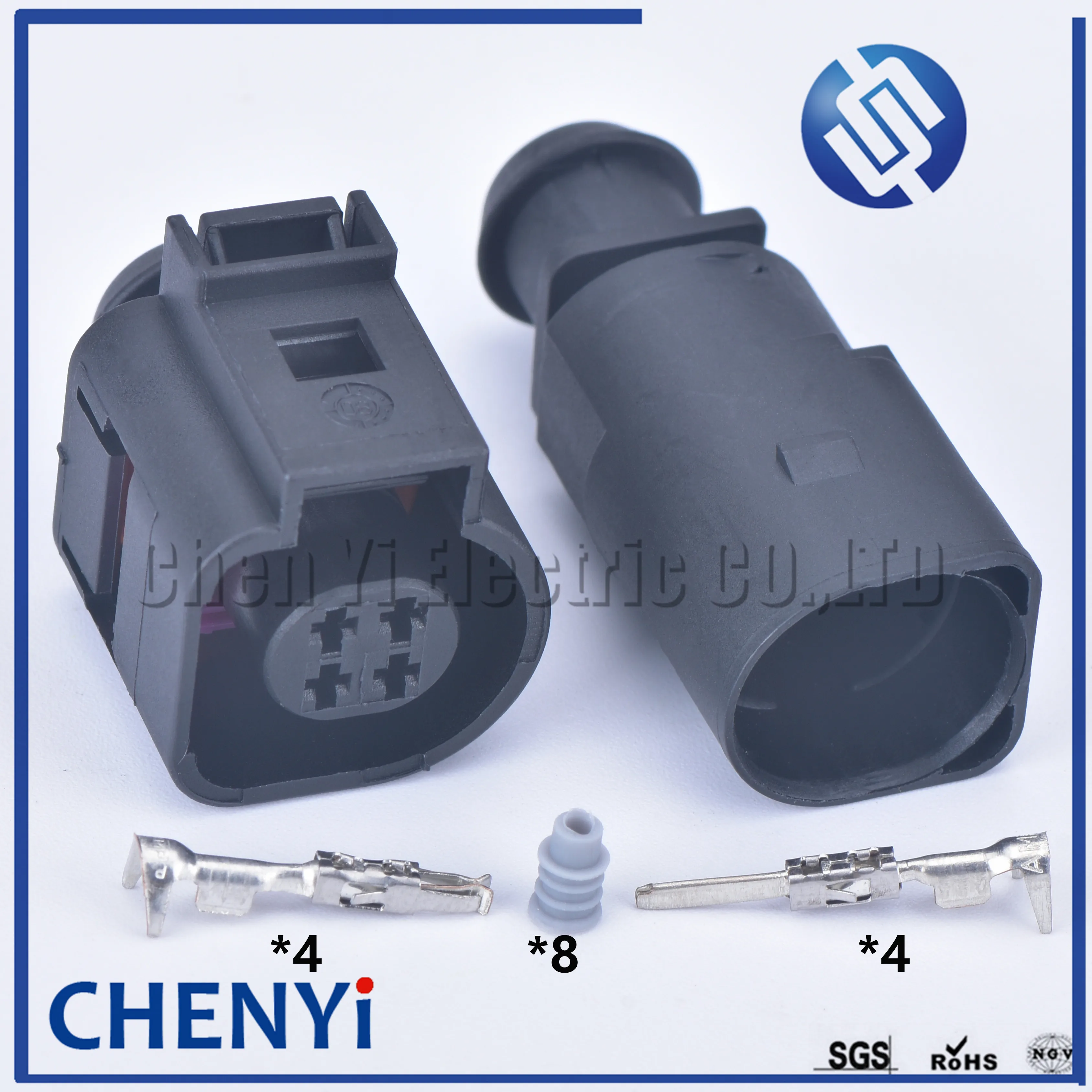 1 set 4 pin 4B0973812 4B0973712 Automotive Connector 1.5mm Waterproof Pressure Water Temperature Sensor Plug For VW Audi | Обустройство