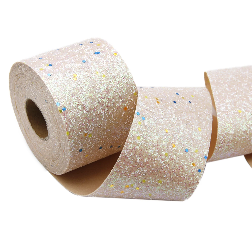 75 мм сплошной Цвет Лоскутная блестящая кожаная лента 10 ярдов, материалы для ручных поделок для изготовления проектов Обертывания подарков, 10Yc8078