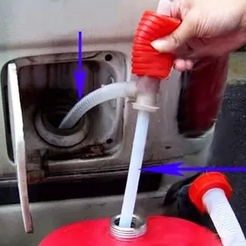 

Hot 2019 Hand Manual Gas Oil Water Liquid Transfer Pump Siphon Hose for Car Motorcyle Truck Car Liquid Pump