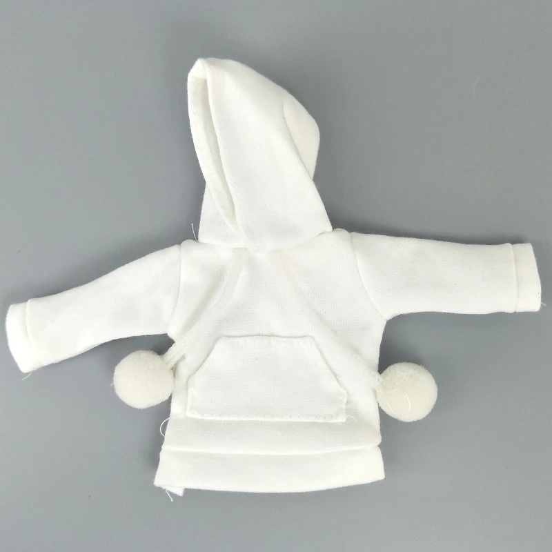 white Модная Толстовка ручной работы для куклы Blythe, свитер, наряды, модная одежда для куклы Blyth, топ для куклы, детская игрушка 1/6, аксессуары для куклы - Цвет: white