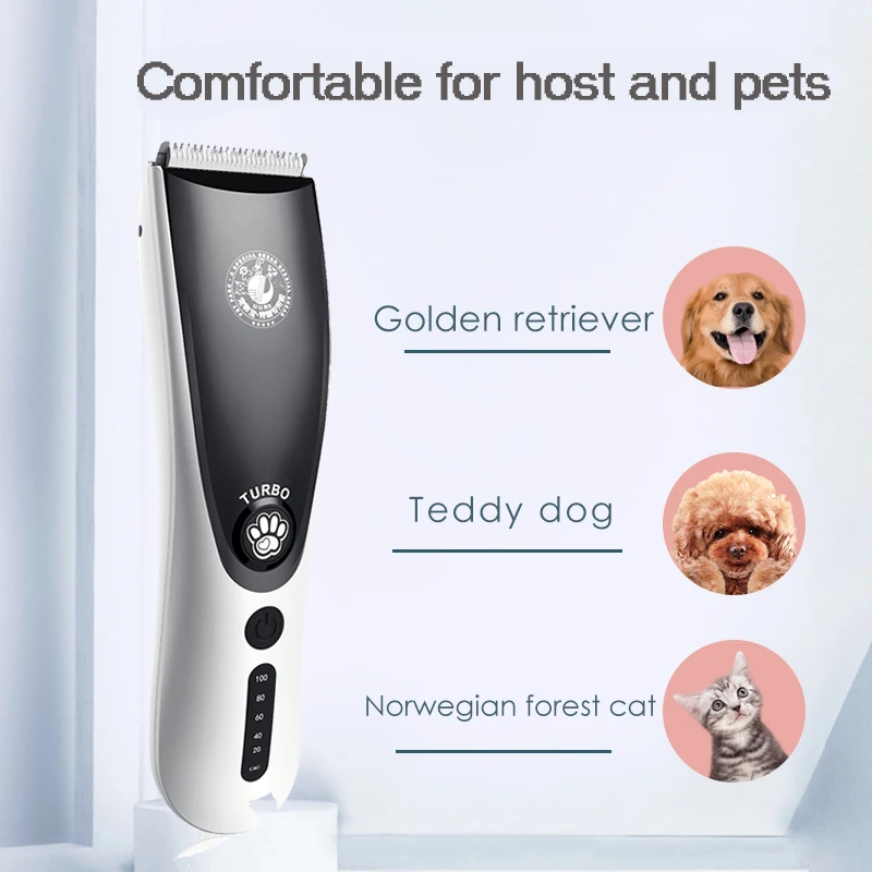 

2000mAh Electric Hair Clipper For Pets Dog Cat Grooming Trimmer Professional Shearing Scissor Care Animal Hair Cutting Machine