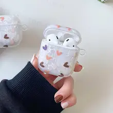 

Transparent pink earphone sleeve is suitable for Airpods 3 2021 and Airpods Pro 1 2