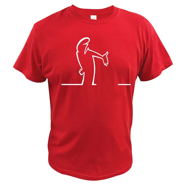 Great Space Coaster T Shirt Balum La Linea Funny Graphic Tshirt 100% Cotton Comfortable Premium Camisetas Red 1