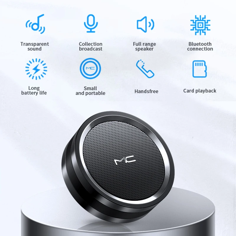 Bluetooth-совместимая Беспроводная Bluetooth-колонка портативная стерео-колонка с басами