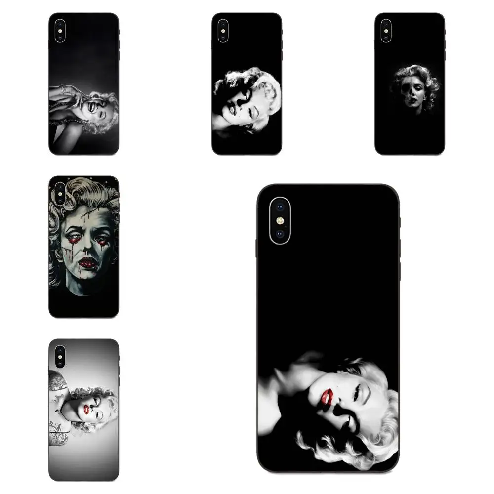 

For Xiaomi Redmi Note 3 3S 4 4A 4X 5 5A 6 6A 7 7A K20 Plus Pro S2 Y2 Y3 Soft TPU Cute Case Skull Marilyn Monroe