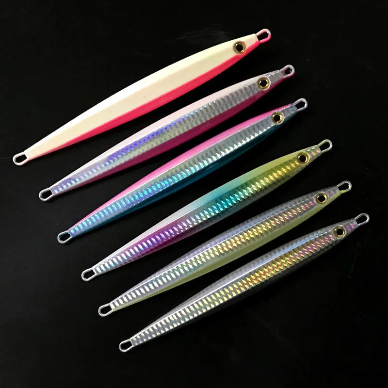 ABZB-6Pcs/лот 16.5cm160Gknife Jigging металлическая ложка высокое качество VIB искусственная приманка лодка рыболовные приманки свинцовая рыба