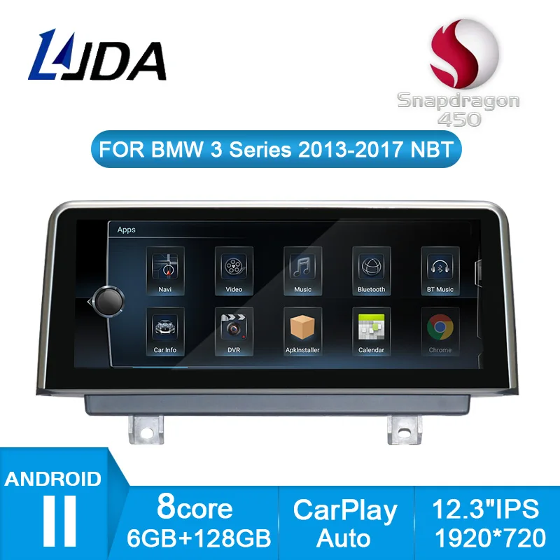 12.3&quot 1920*720 Android 11 Car Multimedia Player GPS Stereo Radio for BMW 3/4 Series F30 F31 F34 F32 F33 F36 (NBT) 2013-2017 |