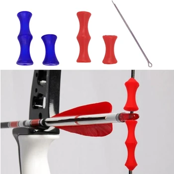 

String Pine Ridge Soft Random Silica Gel Bow Arrow Outdoor Sports Protection Finger Shooting Tools Bow String Finger Beginner