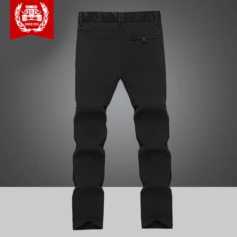Male autumn waterproof breathable outdoor climbing elastic casual quick-drying pants