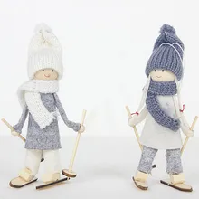 Милый ангел, кукла, девочка, лыжный кулон, рождественские украшения, ангел, девочка, Рождественская елка, подвесные, для дома, вечерние, рождественские украшения для детей, подарок