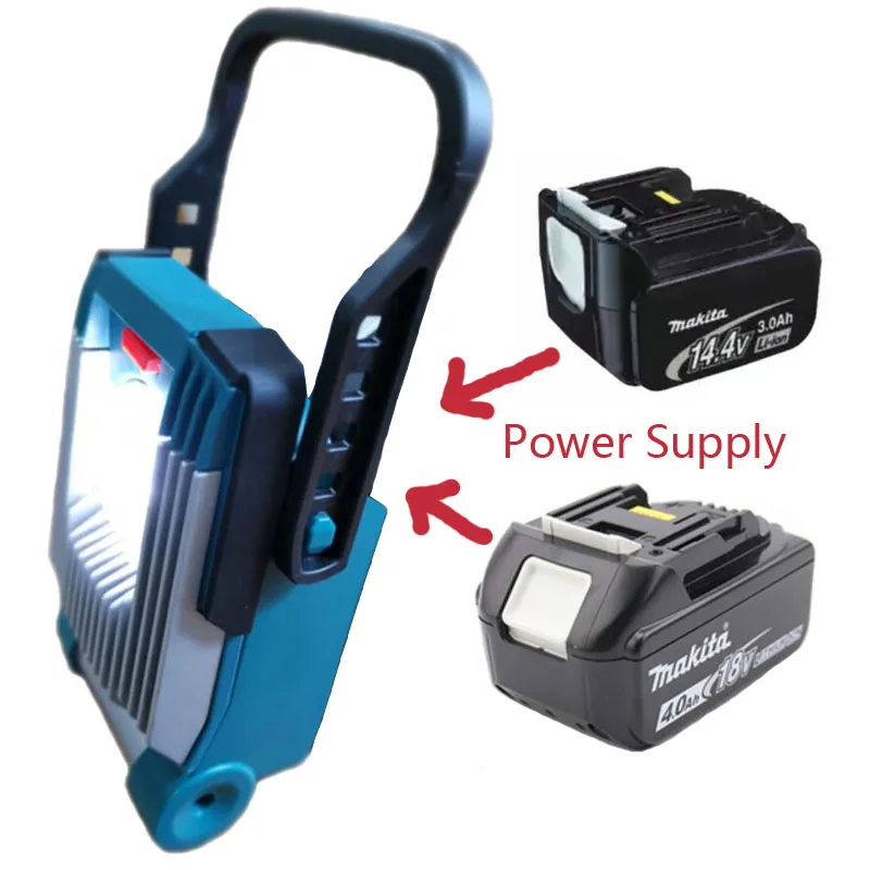 18 v bl1830 bl1860 bl1430 bl1460 bateria flash luz local tochas
