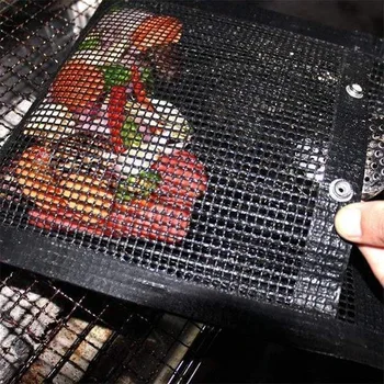 

Grilling Mesh Bags Reusable High Temperature Resistant Non-Stick Barbecue Bag for Electric Gas Charcoal Grill