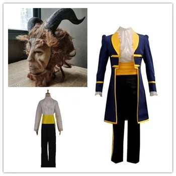 

Movie animated version of Beauty and The Beast cosplay costume Halloween costumes for adult Prince outfit Mask Fancy Costumes