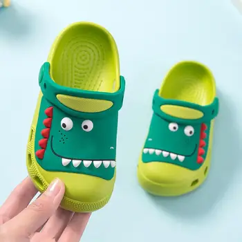 

Summer Toddler Breathable Shoes Baby Boys Girls Cute Cartoon Beach Sandals Slippers Flip Shoes Children Elastic Force Sandals