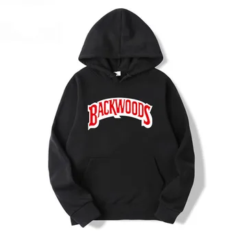 

The screw thread cuff Hoodies Streetwear Backwoods Hoodie Sweatshirt Men Fashion autumn winter Hip Hop hoodie pullover