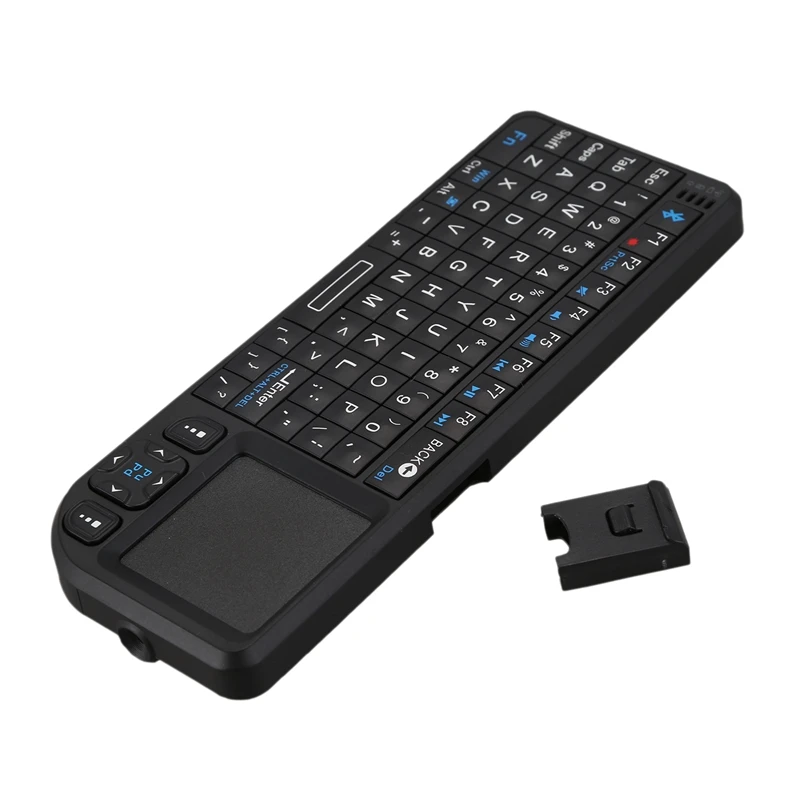 VIBOTON UKB-100-BT Bluetooth английская мини беспроводная клавиатура небольшого размера легкая мультимедийная клавиатура с тачпадом для ноутбука