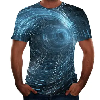 

Vertigo Hypnotic 3D T-shirt, men's summer T-shirt, 3D printed T-shirt, short sleeve compression T-shirt,