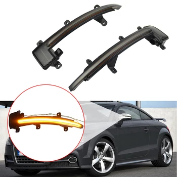

Turn Signal Light For Audi TT TTS MK2 8J 2007-2014 TTRS R8 LED Dynamic Side Wing Rearview Mirror Indicator Sequential Blinker