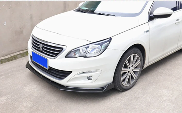 Задний спойлер для Peugeot 408 2016 2018 задний ABS диффузор переднего бампера|Спойлеры и