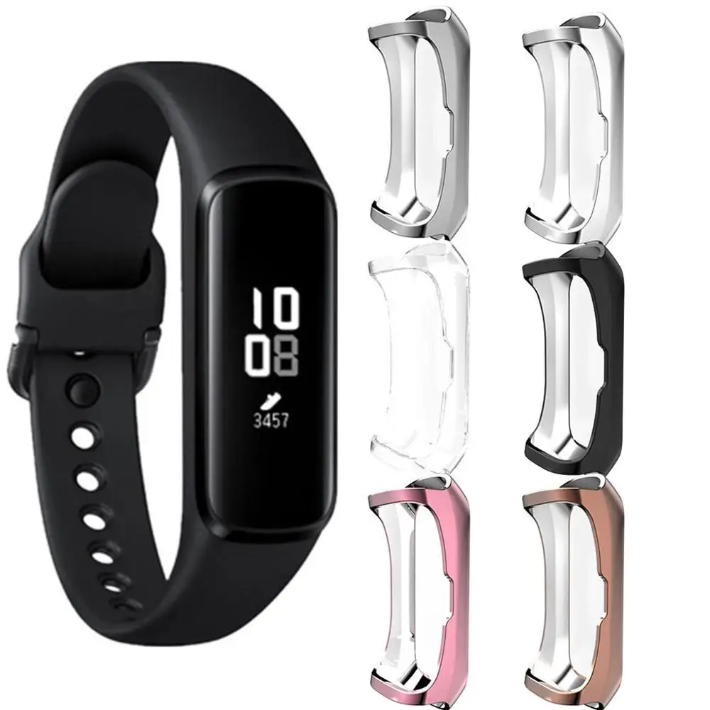 

For Sanmsung Galaxy fit e Electroplate TPU Protective Watch Case Cover Shell Smart watch Wearable accessories #806