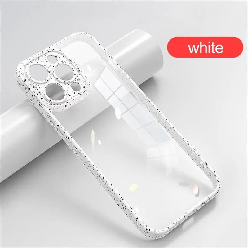 iphone 12 pro case For iPhone 13 Pro Max Transparent Soft Bumper Phone Case For iPhone 12 13 Pro Max 13 Shockproof Ultra-thin Acrylic Clear Cover iphone 12 pro case