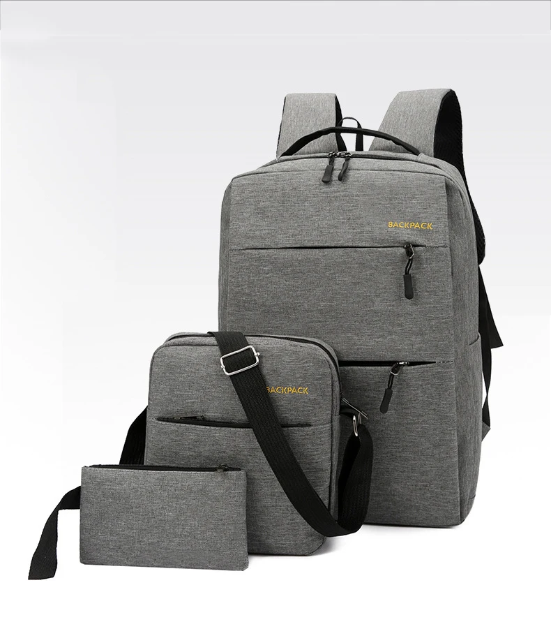 Mochila masculina комплекты рюкзаков 3 шт./компл. для мужчин и женщин сумка для подростков мальчиков и девочек Школьный рюкзак сумка для книг для мужчин