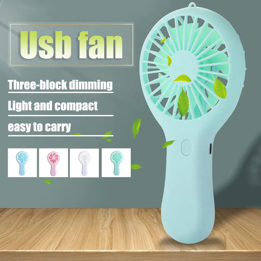 

Handheld Usb Mini Fan Wind Power Ultra-quiet And Convenient Portable Handheld Rechargable Cute Small Cooling Fans#g30