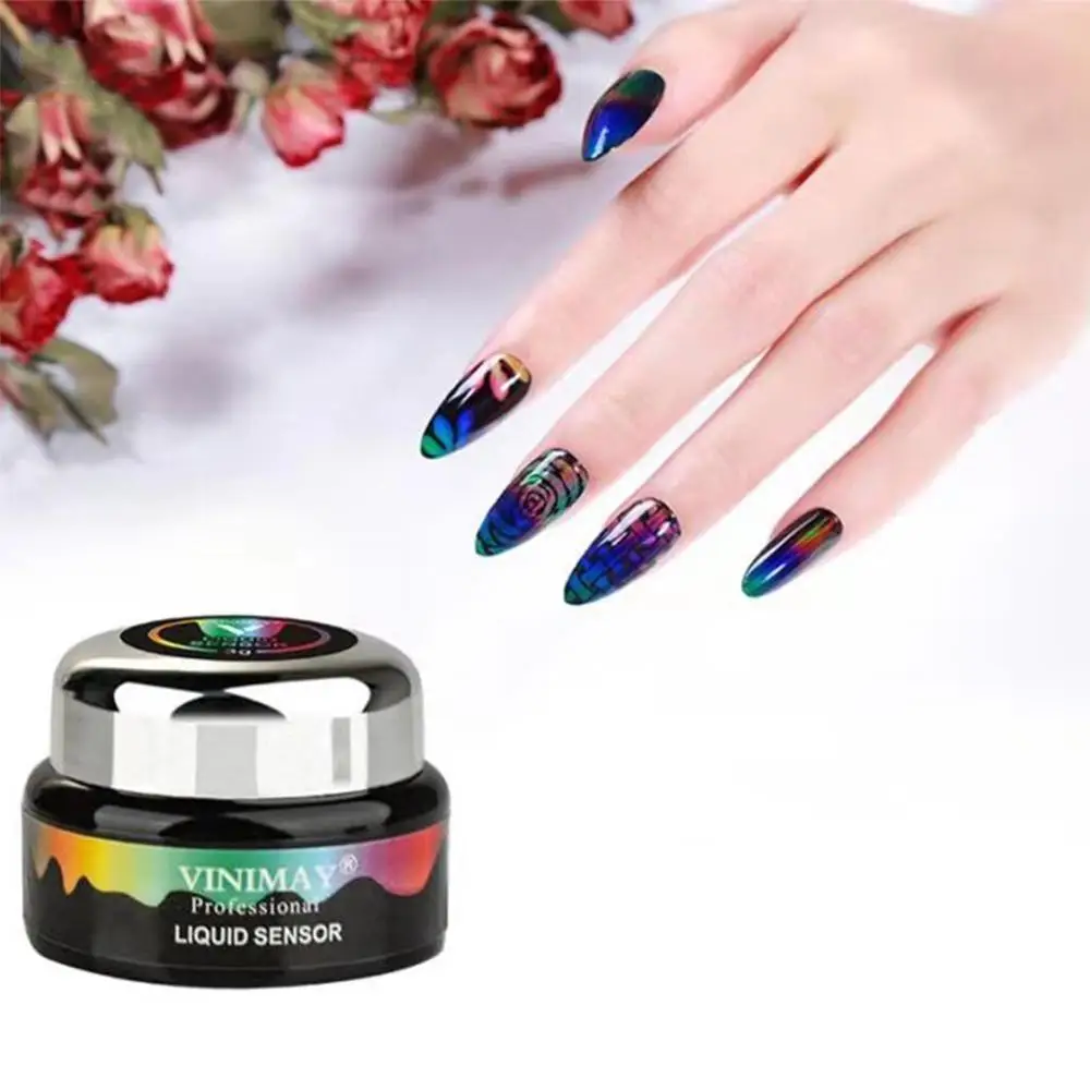 

Thermochromic Liquid Crystal Mood Color changing UV LED Soak Off Pedicure Gel Nail Polish Permanent Varnish Lacquer