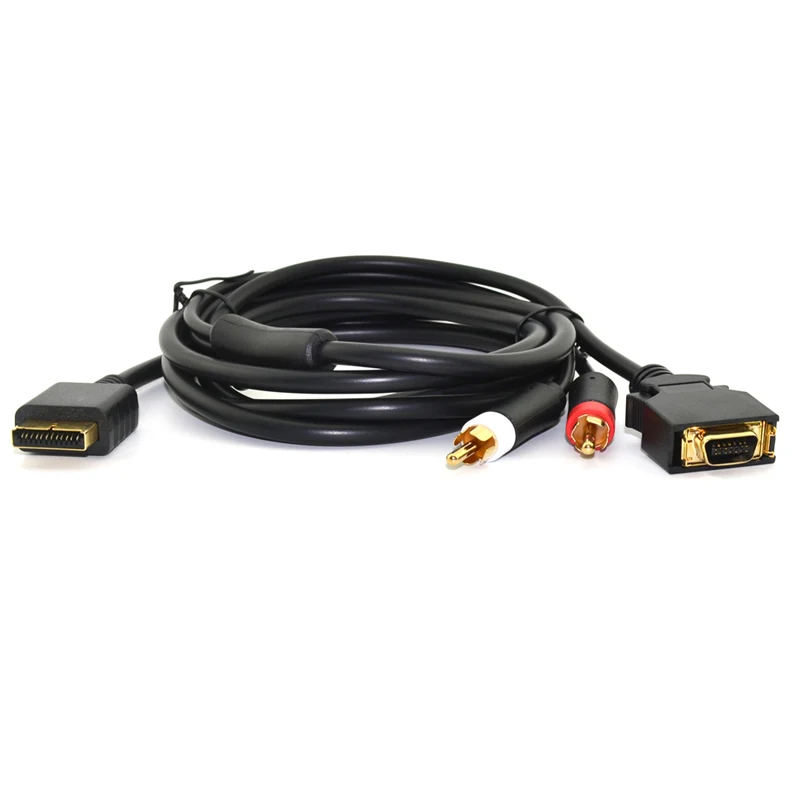Ruitroliker 10 шт. 1,8 м/6 футов HDTV D-Video D-Terminal av-кабель для PS2/PS3