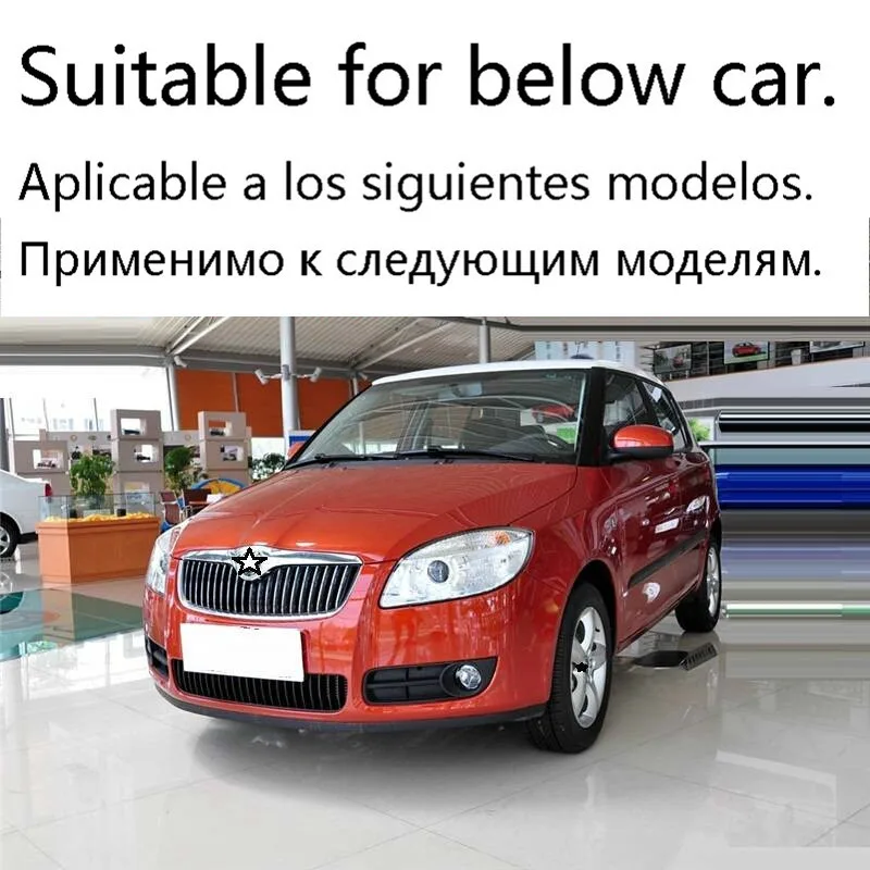 Авто окно автомобиля декоративные модифицированные Тюнинг автомобиля украшения протектор стикер полосы 08 09 10 11 12 13 14 для Skoda Fabia