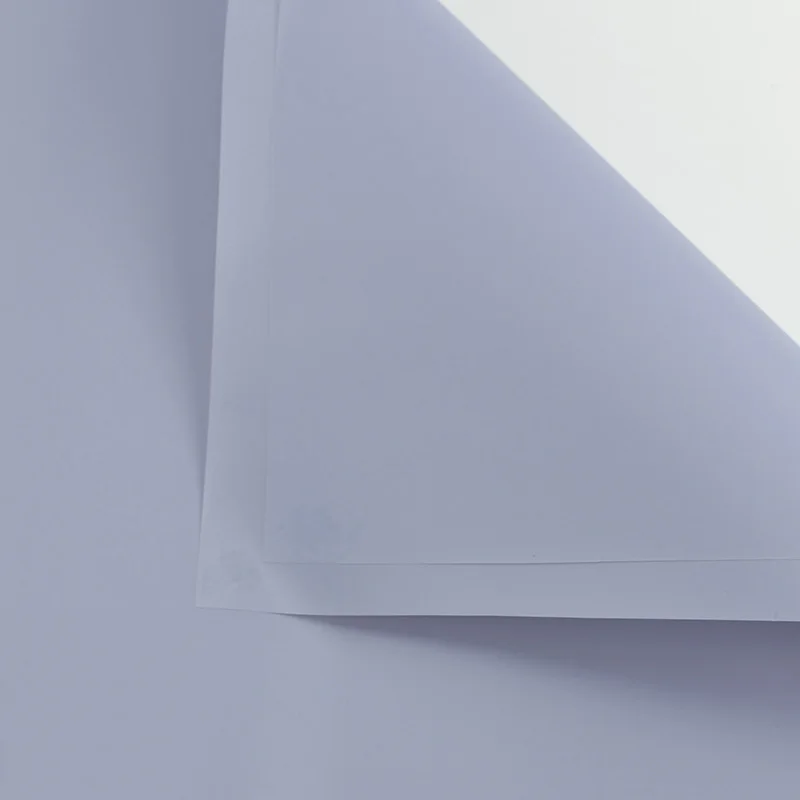 20 шт водонепроницаемый бумажный лист твердый пластиковый целлофановый оберточный для украшения цветов - Цвет: 125 Bluebell