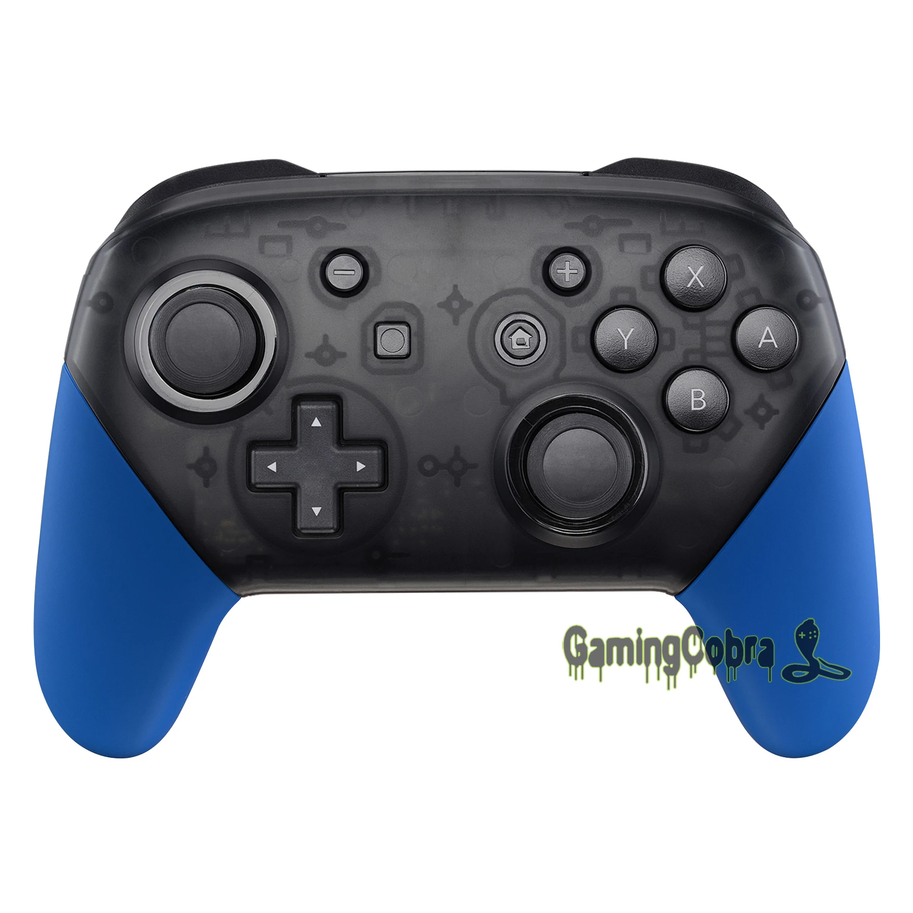

Soft Touch Blue Replacement Handle Grips Shell for Nintendo Switch Pro Controller